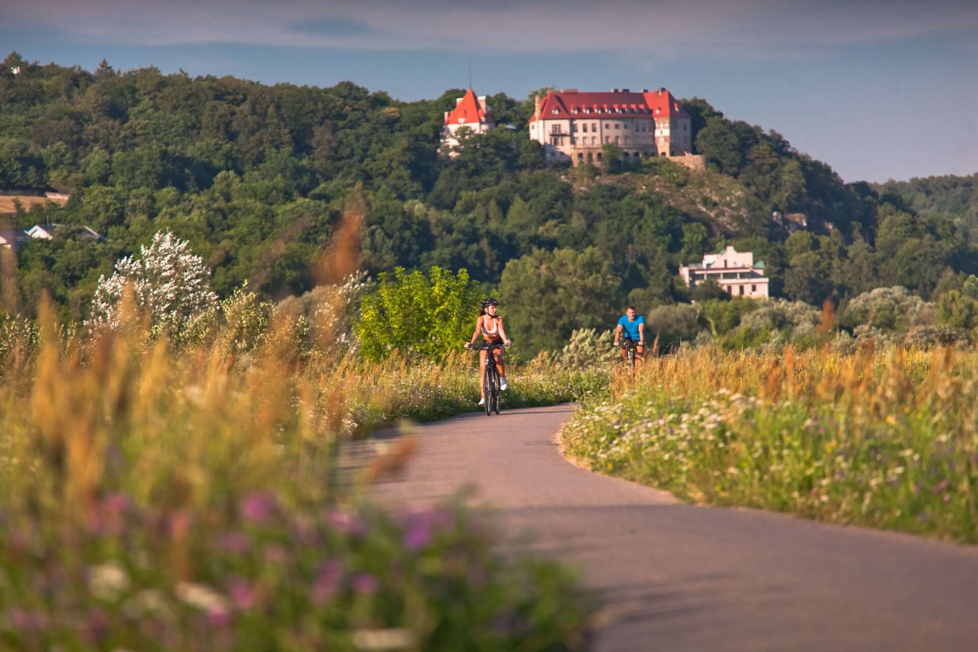 Куди поїхати на вихідні: на велосипеді уздовж Вісли  Wislana Trasa Rowerowa Przegorzaly Krakow UAinKrakow.pl