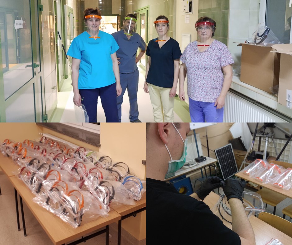 Студенти та працівники AGH допомагають краківським лікарням agh