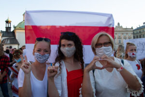У Кракові вдруге відбулась акція солідарності з білоруським народом [ФОТО] img 1234 300x200
