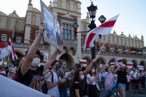 У Кракові вдруге відбулась акція солідарності з білоруським народом [ФОТО] img 1264 300x200