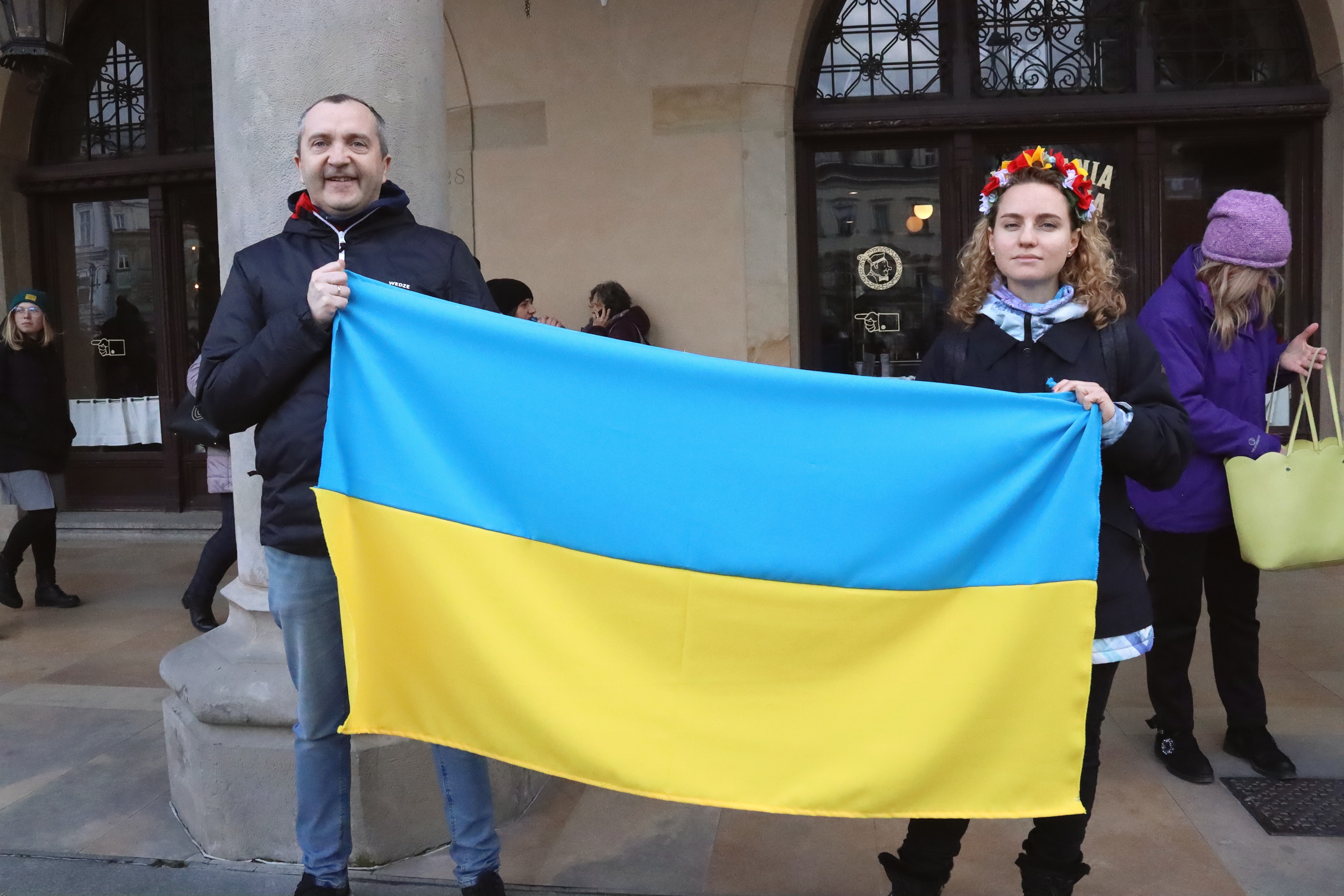 У Кракові триває масштабна акція на підтримку України [ФОТО] img 20220227 134459