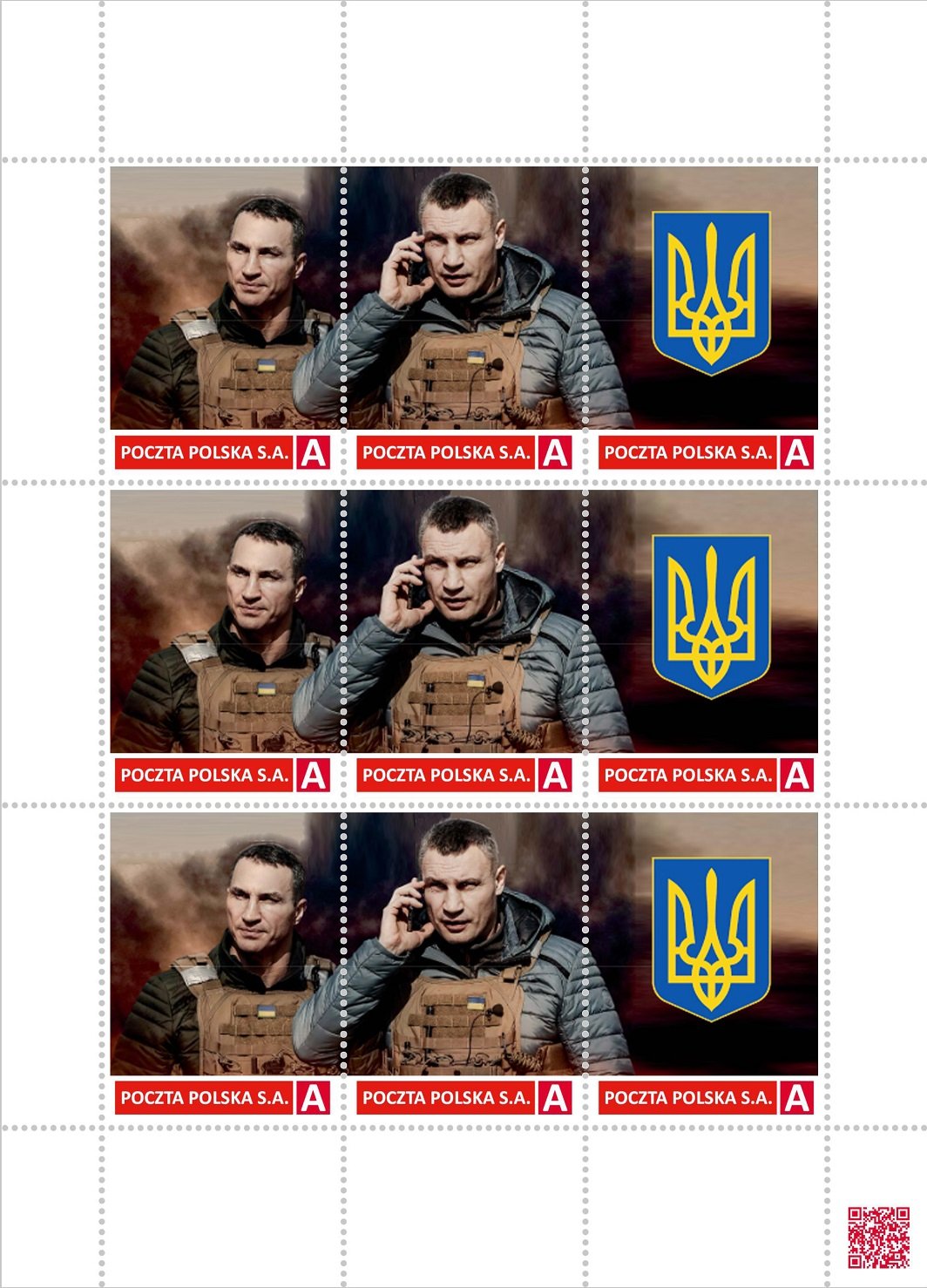 Краківський депутат випустить марку із зображенням братів Кличків на підтримку українців 292504025 5624140874297197 7420801172441065870 n