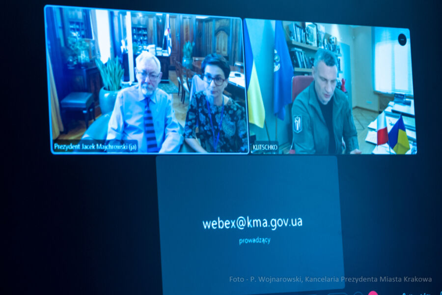 Президент Кракова Яцек Майхровський провів розмову з мером Києва Віталієм Кличком 4 2