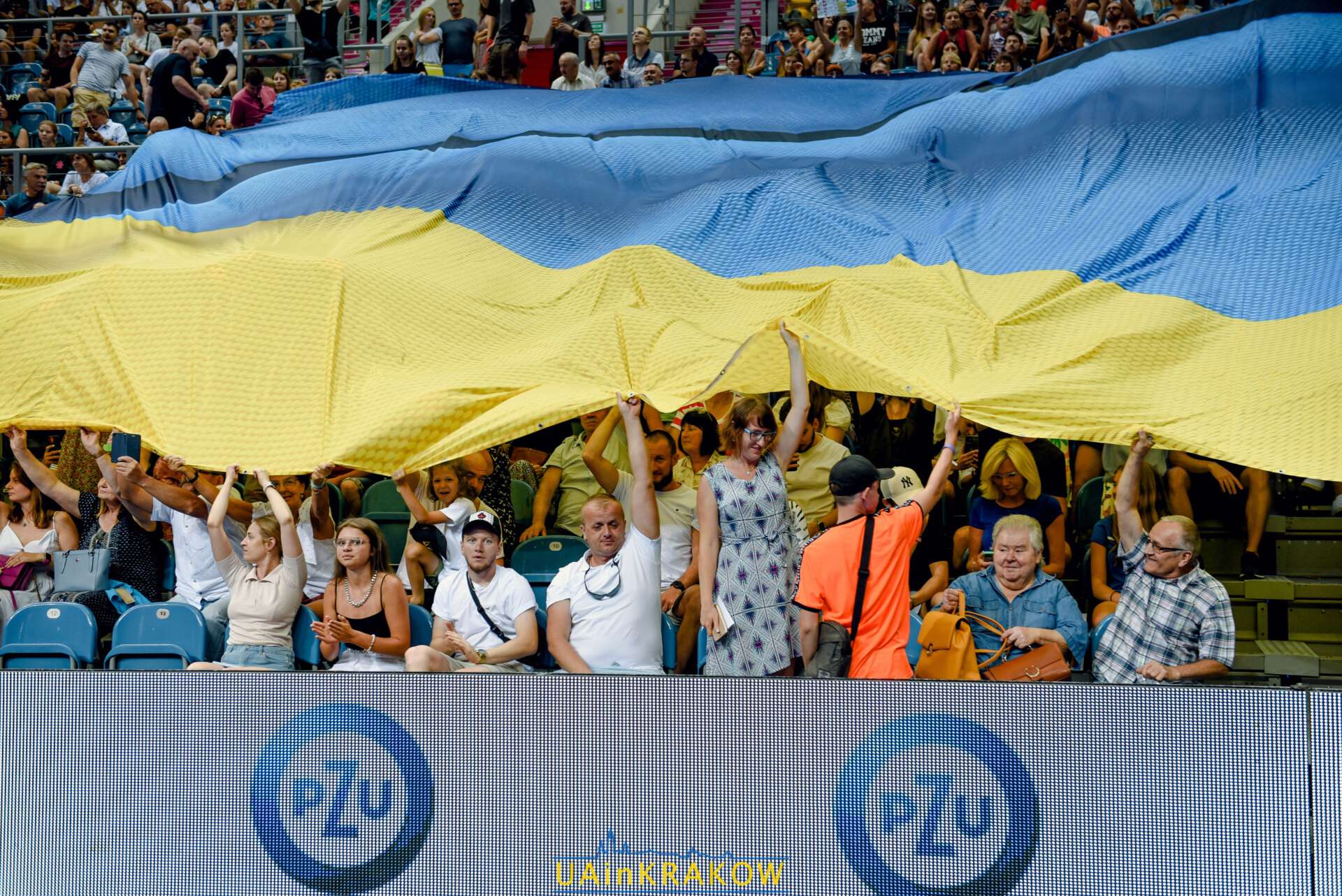 Перша ракетка світу зіграла в Кракові на підтримку України [ФОТО] Dsc UAinKrakow.pl
